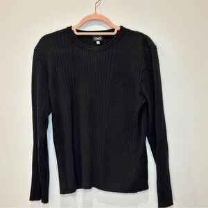D&G Black Ribbed Women's Sweater
